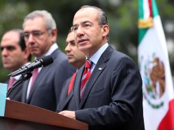 El Presidente dará el Grito de Independencia desde el balcón del Palacio Nacional . EFE  /