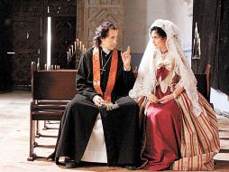 Escena de la cinta Hidalgo: La historia jamás contada, en la que Demián Bichir y Ana de la Reguera.ELUNIVERSAL  /