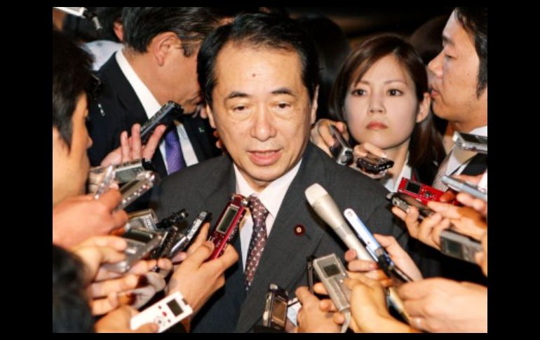 Naoto Kan, primer ministro de Japón. AFP  /