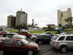 Hoy, a partir de las 10:00 horas, se cerrará un carril de la Glorieta Minerva. EL INFORMADOR  /