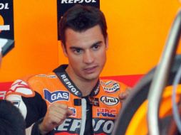 Daniel Pedrosa se encuentra muy contento por el resultado obtenido en los entrenamientos. EFE  /