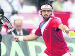 Janko Tipsarevic le dio el empate a su país tras ganarle a Tomas Berdych, quien ayer cumplió 25 años. AFP  /