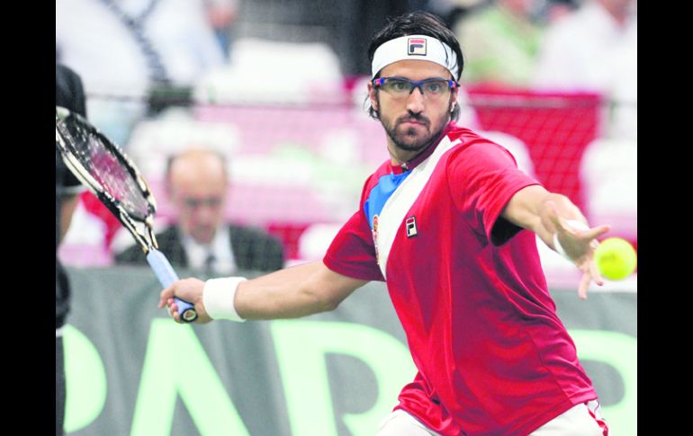 Janko Tipsarevic le dio el empate a su país tras ganarle a Tomas Berdych, quien ayer cumplió 25 años. AFP  /