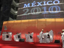 Un momento de la actuación del Ballet Folclórico de México de Amalia Hernández. EFE  /