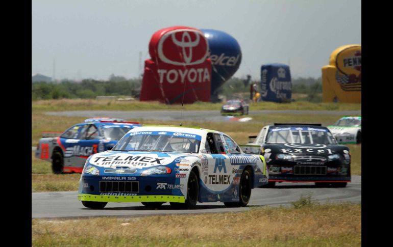 Antonio Perez durante la carrera Monterrey 200 del Nascar Corona Series. MEXSPORT  /