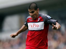 Carlos Salcido en su dedut con el Fulham. MEXSPORT  /