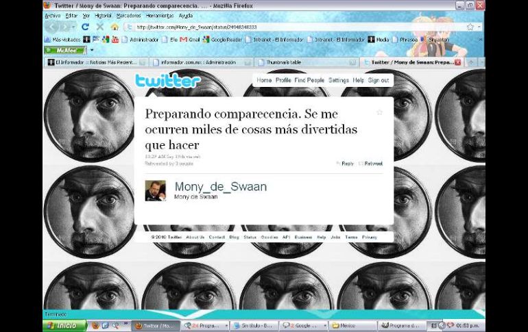 El presidenye de Cofetel hizo el comentario en Twitter. ESPECIAL  /