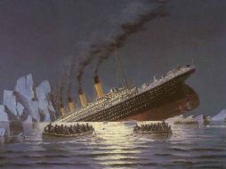 El Titanic se hundió el 12 de abril de 1912 luego de chocar con un iceberg.  ESPECIAL  /