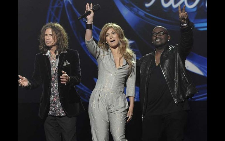 Steven Tyler, Jennifer Lopez y Randy Jackson . AP  /