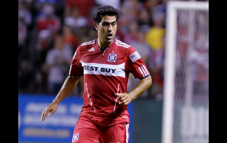 El jugador mexicano Nery Castillo quien juega con el Chicaco Fire de la MLS. MEXSPORT  /