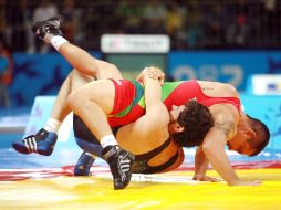 El atleta jalisciense Ulises Barragán quien ganó una medalla de bronce en greco 66 kilos. MEXSPORT  /