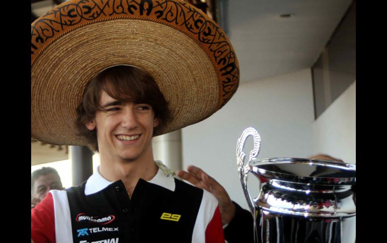 Esteban Gutiérrez llega como campeón de la GP3 Series. MEXSPORT  /