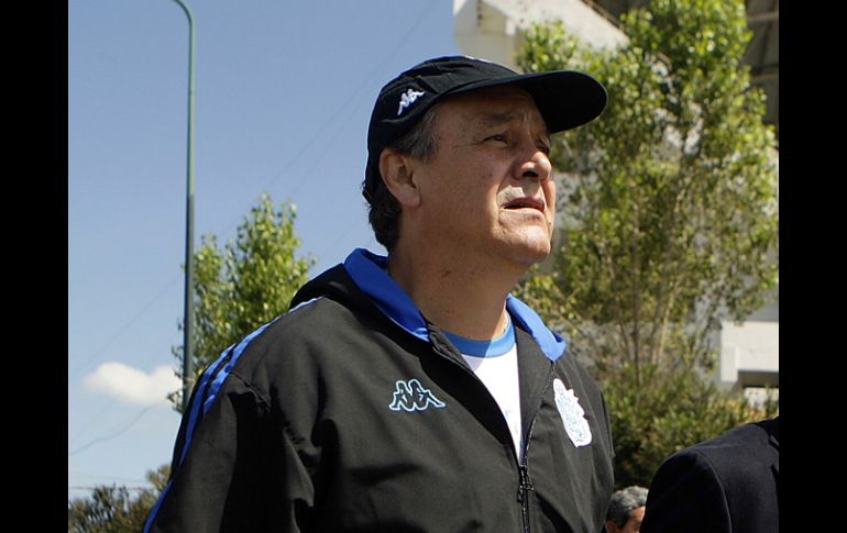 José Luis Trejo, técnico del Puebla. MEXSPORT  /