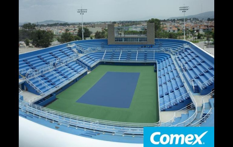 El Estadio Panamericano de Tenis tiene una capacidad para dos mil 558 espectadores. ESPECIAL  /