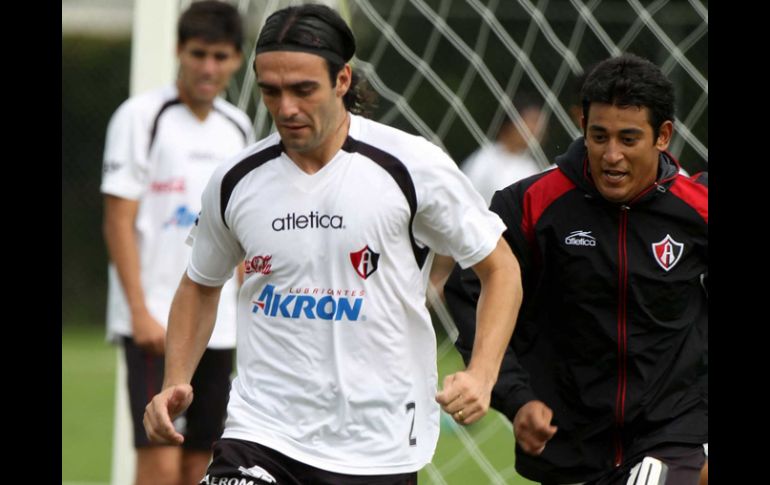 Fabrico Fuentes en el entrenamiento en el Club Atlas. MEXSPORT  /