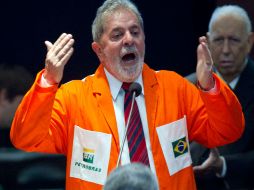 El presidente Lula da Silva destacó el momento “auspicioso” de la economía nacional del lanzamiento de las acciones. AP  /