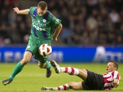 Partido de la liga holandesa entre el PSV Eindhoven y el FC Groningen. EFE  /