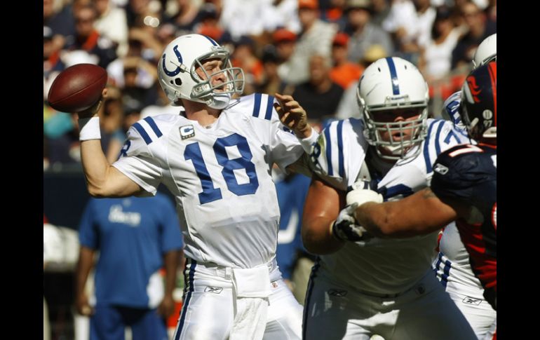 Peyton Manning fue la estrella de su equipo con 3 envíos a las diagonales. REUTERS  /