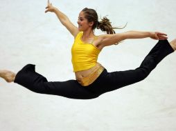 La gimnasta tapatía Cynthia Valdéz recibió el Premio Estatal del Deporte en el 2003. MEXSPORT  /