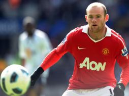 El jugador del Manchester United Wayne Rooney durante el partido ante al Bolton. AFP  /