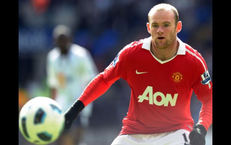 El jugador del Manchester United Wayne Rooney durante el partido ante al Bolton. AFP  /