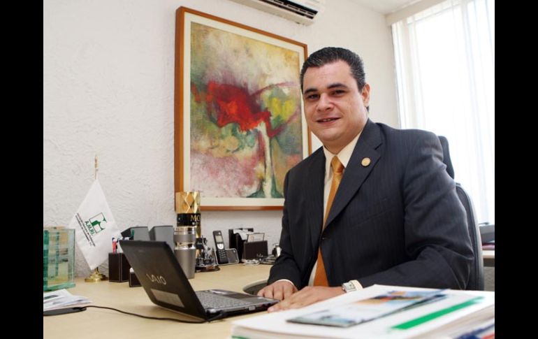 Armando Trujillo Villa, presidente del AMPI Guadalajara. A. GARCÍA  /