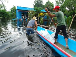 Las lluvias amenazan con inundar nuevamente a Veracruz. EFE  /