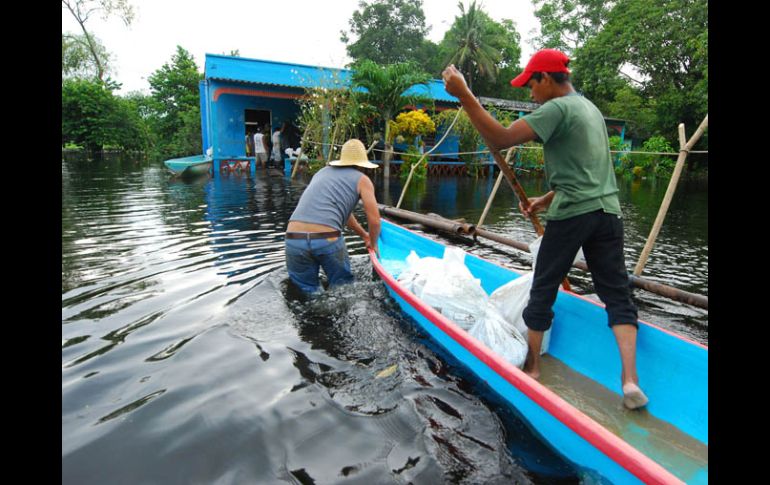 Las lluvias amenazan con inundar nuevamente a Veracruz. EFE  /