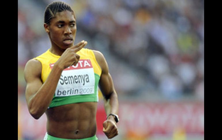 La sudafricana Caster Semenya, se ha visto envuelta en una polémica sobre su feminidad. AFP  /