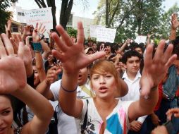 Para la megamarcha de hoy, se espera la asistencia de por lo menos 50 mil personas. A. GARCÍA  /