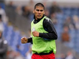 Carlos Salcido realizando una sesión de entrenamientos con el Fulham. MEXSPORT  /