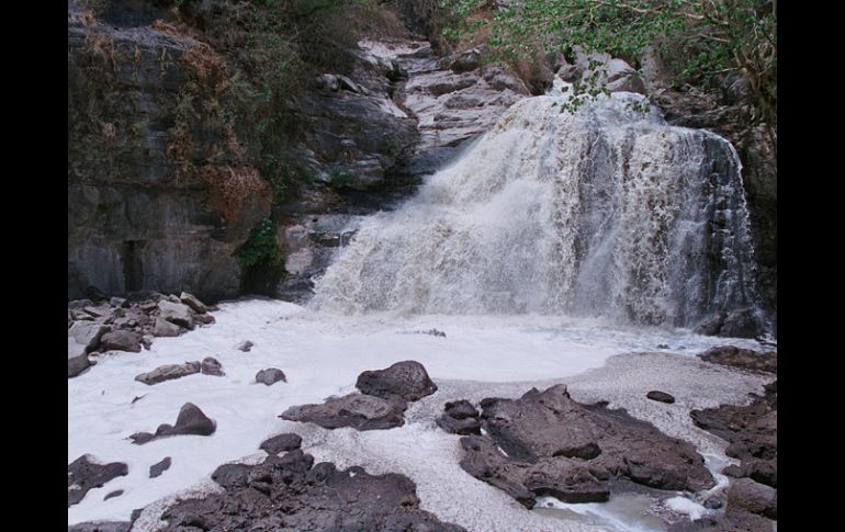 Las aguas del Río Santiago muestran fuertes niveles de contaminación. ARCHIVO  /