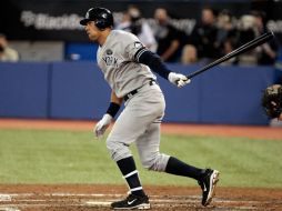 Alex Rodríguez sigue haciendo historia en el beisbol de las Grandes Ligas. AFP  /