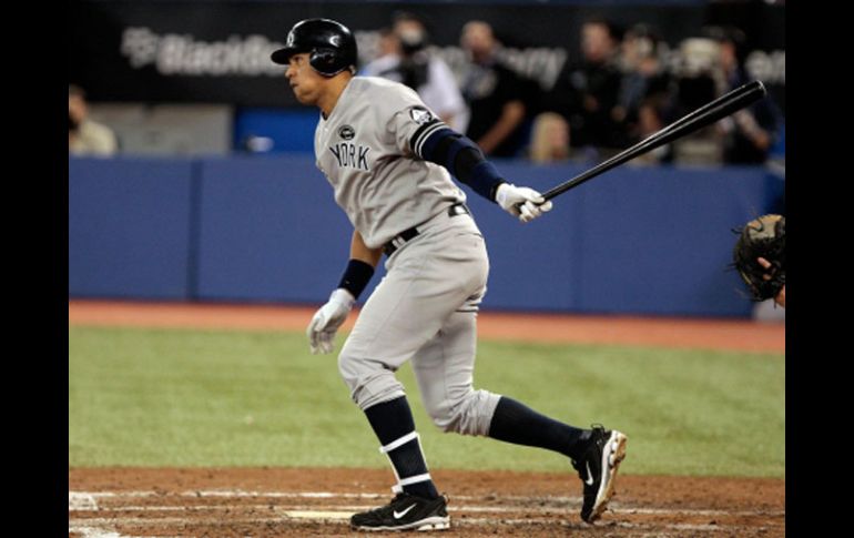 Alex Rodríguez sigue haciendo historia en el beisbol de las Grandes Ligas. AFP  /