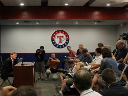 Bud Selig comisionado de las ligas mayores de beisbol habló con la prensa.AFP  /