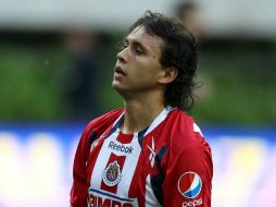 Omar Arellano de Guadalajara durante el juego de la jornada 8 del torneo Apertura 2010 del futbol mexicano. MEXSPORT  /