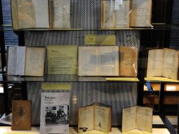 En la Biblioteca Nacional de Buenos Aires se encontraron libros con notas del argentino Jorge Luis Borges. AFP  /