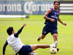 Los jugadores del Atlante trabajan duro para triunfar en su próximo partido. MEXSPORT  /