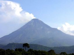 Lluvias podrían causar deslaves en el volcán de Colima. INFORMADOR ARCHIVO  /