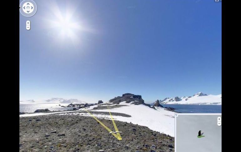 En el continente de hielo sólo se puede navegar a través de una pequeña área llamada Half Moon Island. ESPECIAL  /