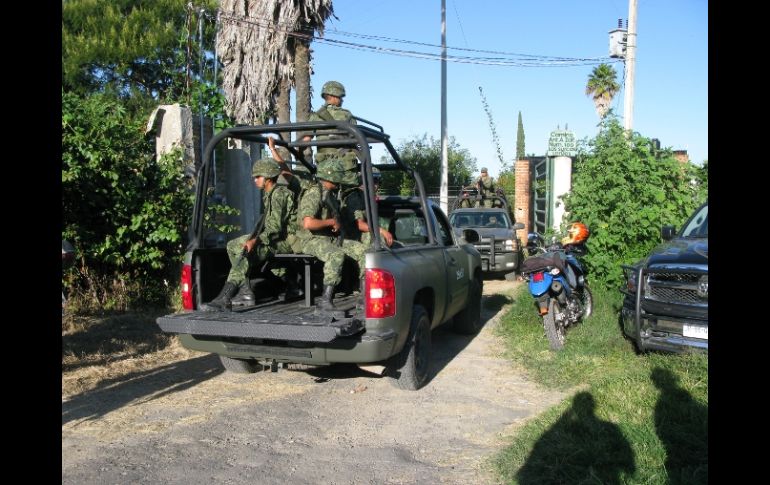 Elementos del Ejército Mexicano se unieron al apoyo de las demás corporaciones. M. PATIÑO  /