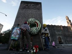 Familiares de los estudiantes fallecidos en el movimiento de 1968 son recordados en el monumento, símbolo de lucha. EL UNIVERSAL  /