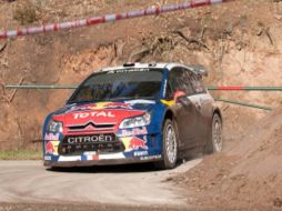 El piloto francés Sebastien Loeb durante la final del rally de Francia. AFP  /