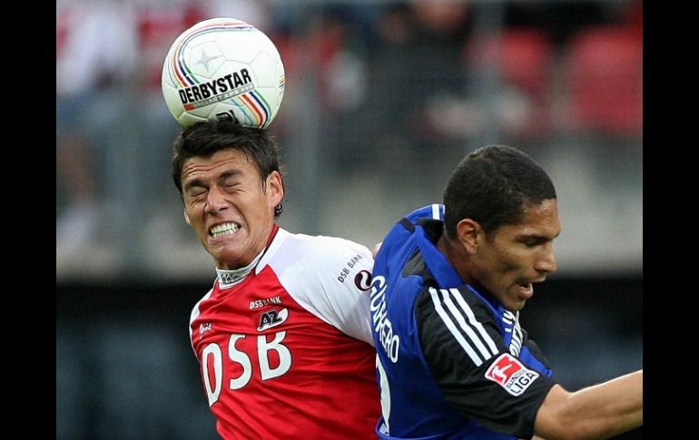 Foto de archivo del jugador mexicano Héctor Moreno quien milita en el AZ Alkmaar. MEXSPORT  /