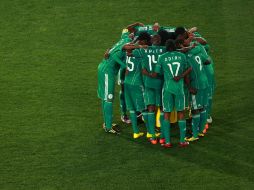 Los jugadores de la Selección de Nigeria durante del Mundial de Sudáfrica. JAMMEDIA  /