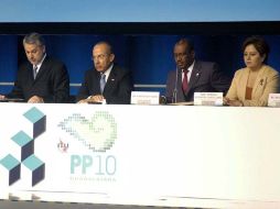 El Presidente Felipe Calderón inauguró la Conferencia Plenipotenciaria de la Unión Internacional de Telecomunicaciones. ESPECIAL  /