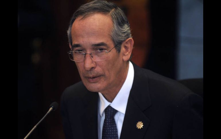 El presidente guatemalteco, Alvaro Colom. AFP  /