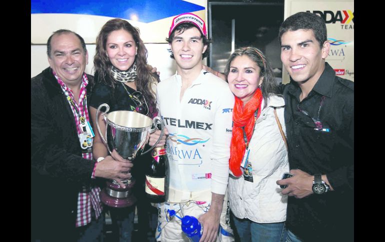 La familia estuvo reunida en el Gran Premio de Mónaco. MEXSPORT  /