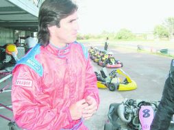 Bruno Marioni es amigo de Sergio Pérez con quien comparte su afición por los Karts. G. LÓPEZ  /