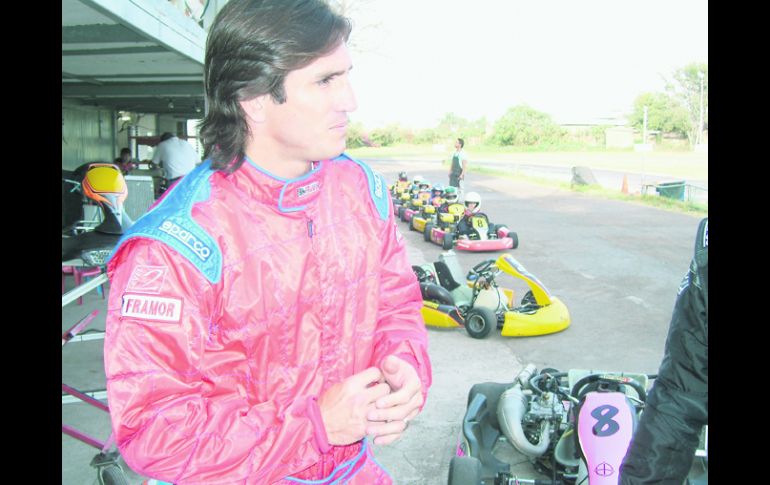 Bruno Marioni es amigo de Sergio Pérez con quien comparte su afición por los Karts. G. LÓPEZ  /